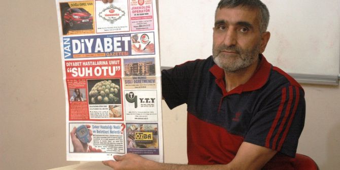 Diyabet Hastası Gazeteciden ‘Diyabet’ Gazetesi