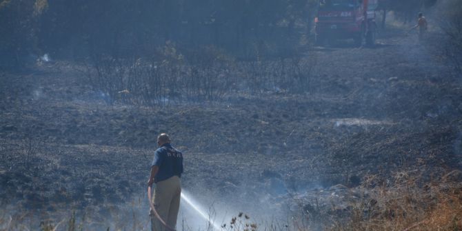 Aliağa Organize Sanayi Bölgesinde Korkutan Yangın