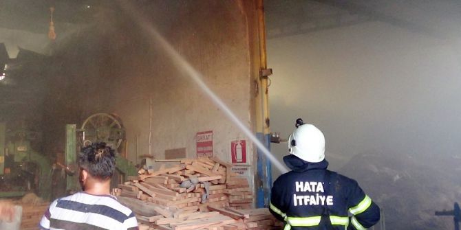 Antakya Sanayi Sitesi’nde Yangın