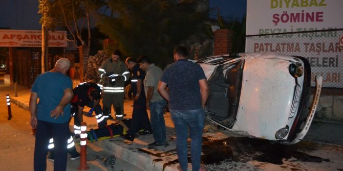 Kontrolden Çıkan Araç Defalarca Takla Attı: 1 Yaralı