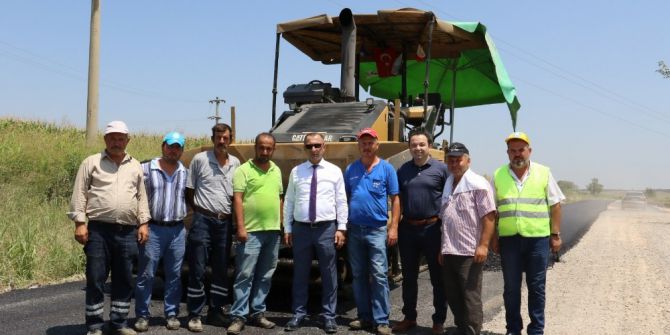 Manisa’da Sıcak Asfalt Çalışmaları