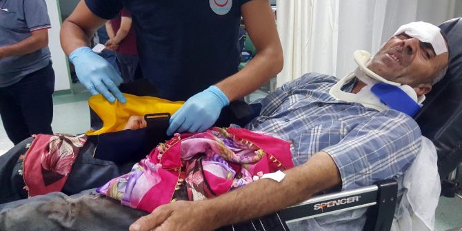 Ağaç Budarken Tuttuğu Dal Kırılınca Düşen Şahıs Hastanelik Oldu