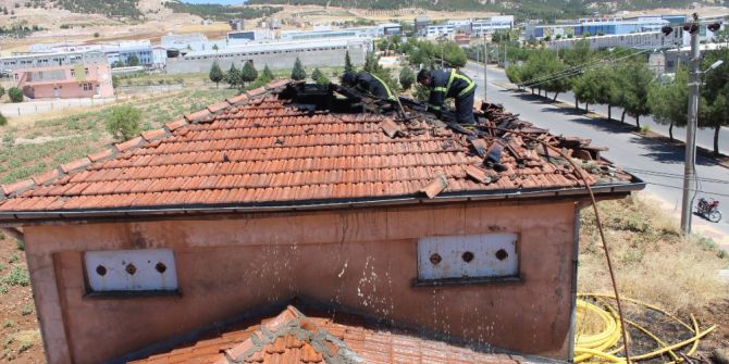 Organize Sanayi Bölgesinde Korkutan Trafo Patlaması