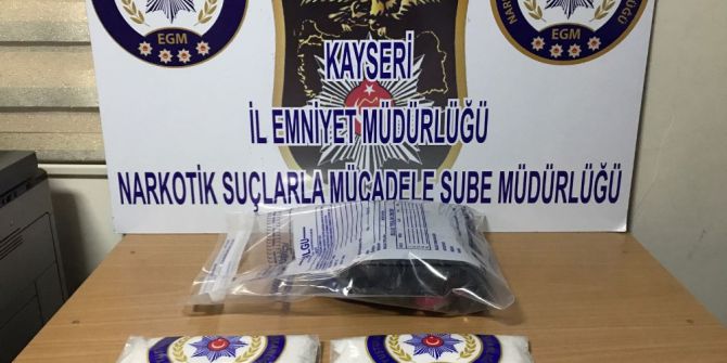 Kayseri’de 2 Kilo Metamfetamin Ele Geçirildi