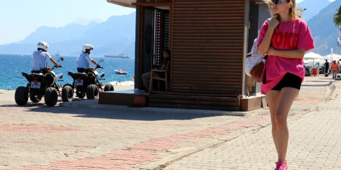 Antalya Sahillerinin Güvenliği Atv’li Polislere Emanet
