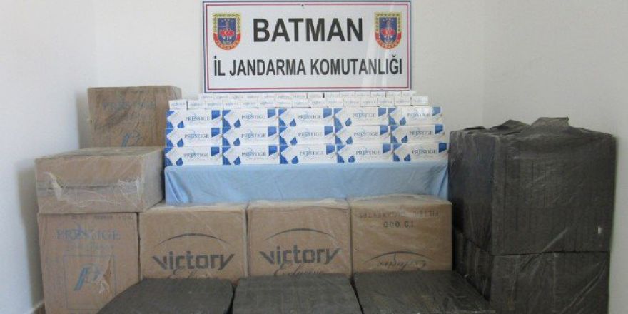 Batman’da Kaçak Sigara Operasyonu
