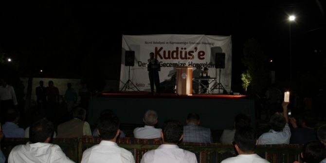 Bismil’de Kudüs Gecesi Büyük İlgi Gördü