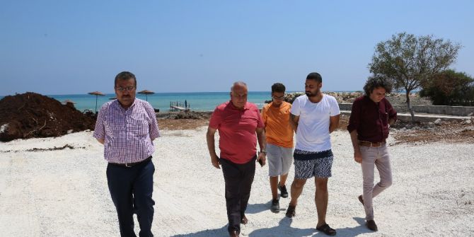 Erdemli’de Sahilleri Güzelleşiyor