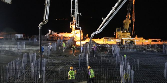 Yeni Milas Devlet Hastanesinde İlk Harç Döküldü