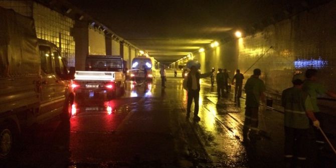 Kocaeli’deki Tüneller Özel Ekiple Temizleniyor