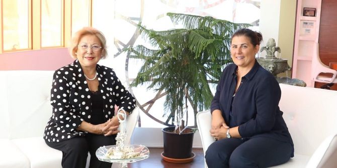 Cumhuriyet Tarihinin İlk Kadın Bakanından Çerçioğlu’na Ziyaret