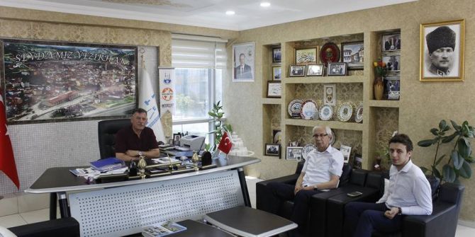 Başkan Özkaraman Ve Başkan Duymuş Bir Araya Geldi