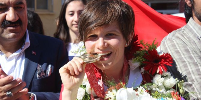 Olimpiyat Şampiyonu Elif Yenigün Eskişehir’de Coşkuyla Karşılandı