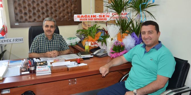 Başkan Bakıcı Yeni Hastane Müdürüne ‘Hayırlı Olsun’ Ziyaretinde Bulundu