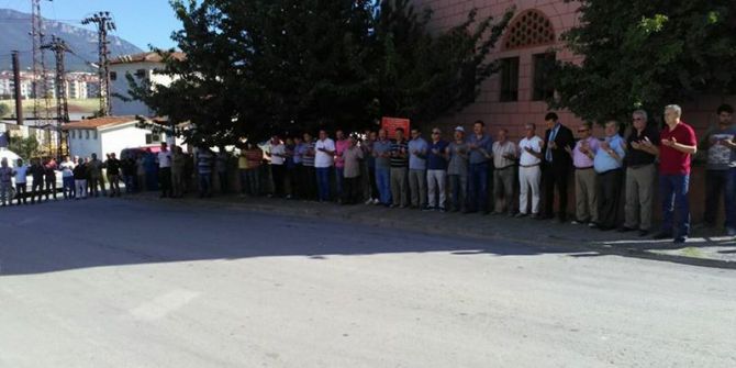 Ürkmezer, Sanayi Esnafının Duasına Katıldı