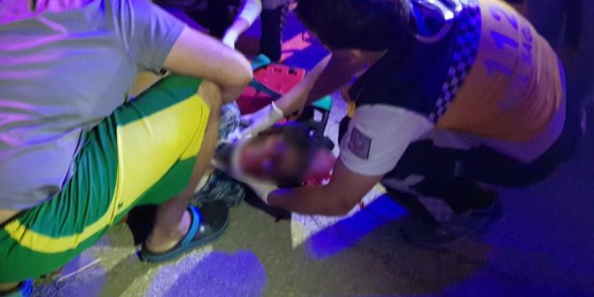 Aracın Çarptığı Bisiklet Sürücüsü Ağır Yaralandı