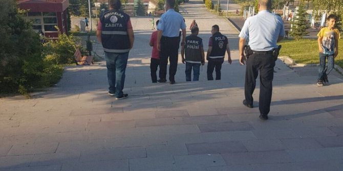 Pursaklar’da Polis Ve Zabıtadan “Güvenli Park” Projesi