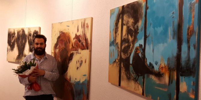 İlk Sergisini Memleketinde Açtı