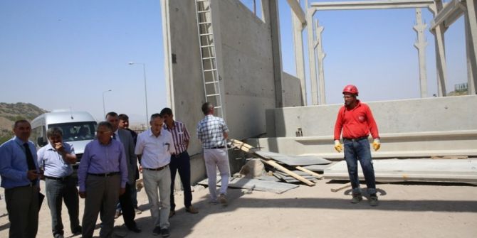 Başkan Büyükkılıç Atık Toplama Tesisinde İncelemede Bulundu