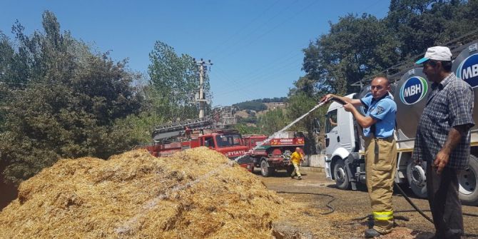 700 Balya Saman Kül Oldu