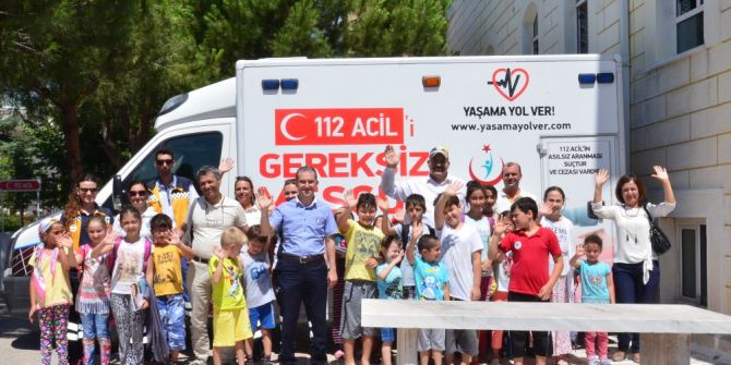 Kuran Kursu Öğrencilerine 112 Hizmetleri Anlatıldı