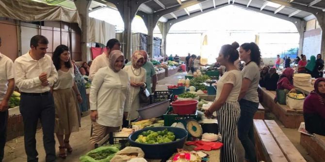 Yemenici, Keşir Ve Akça, Pazar Esnafını Dinledi