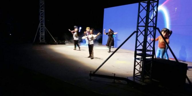 Ayvalık’ta Çocukların Rafadan Tayfa Coşkusu