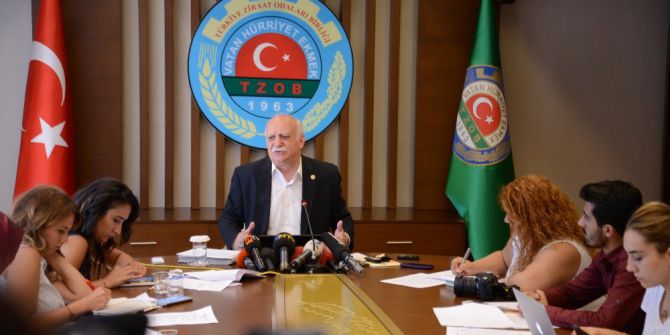 Çiftçiden Tepki Gören Tzob Başkanından Hükümete Tehdit Gibi Sözler