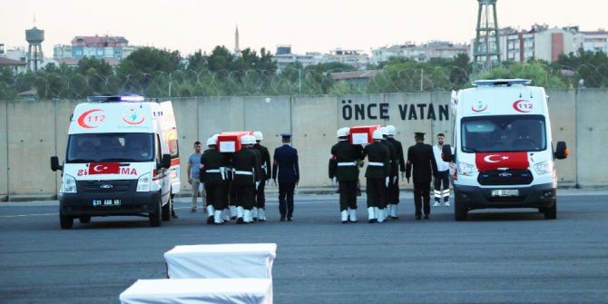 Lice Şehitleri Memleketlerine Uğurlandı