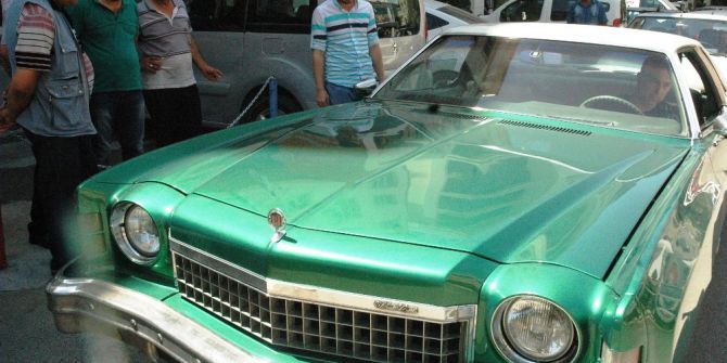 Gurbetçinin Klasik Otomobili Kahramanmaraş’ta İlgi Odağı Oldu