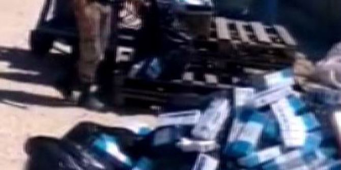 Ele Geçirilen Sigaralar İmha Edildi