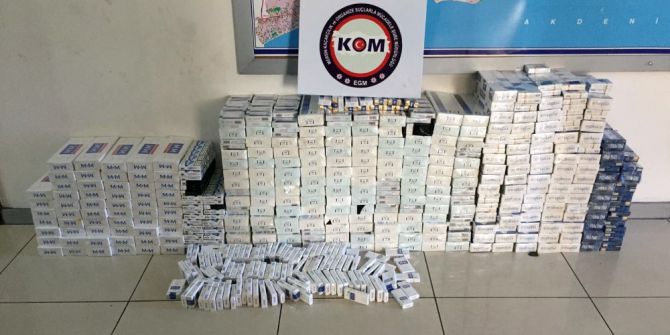 Mersin’de 11 Bin 310 Paket Kaçak Sigara Ele Geçirildi
