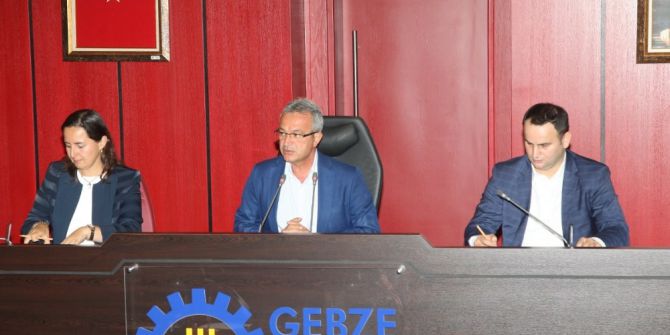 Gebze Belediyesi Ağustos Ayı Meclisi Tamamlandı