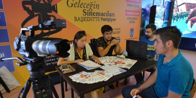 Büyük Ankara Festivali’ndeki ‘Basın-yayın Çadırı’ Nostalji Yaşatıyor