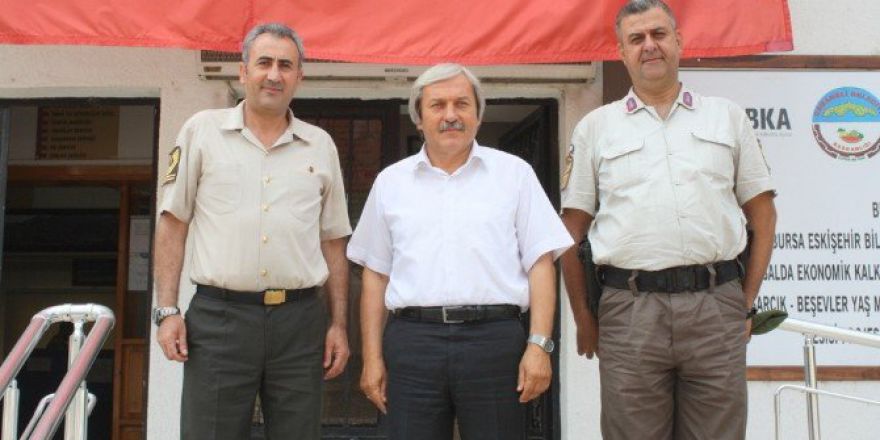 Osmaneli’nin Yeni Jandarma Komutanı Göksu’dan Başkan Şahin’e Ziyaret