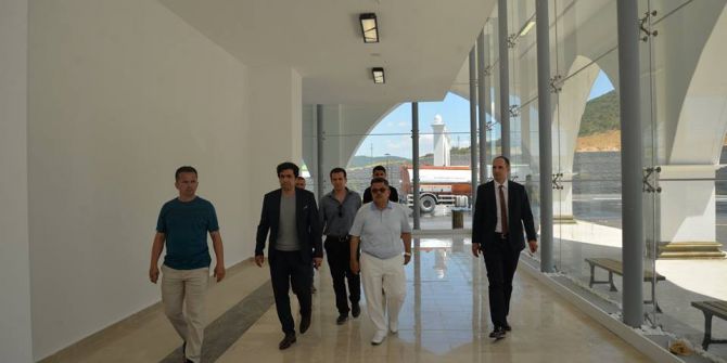 Başkan Yağcı, Yapımı Devam Eden Yeni Otogarda İncelemelerde Bulundu