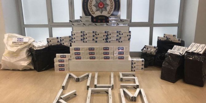 Muş’ta Kaçak Sigara Operasyonu