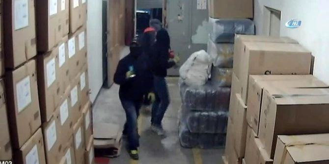 60 Bin Tl’lik Maskeli Soygun Güvenlik Kamerasında