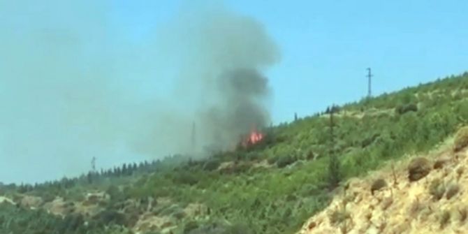 Seferihisar’da Orman Yangını