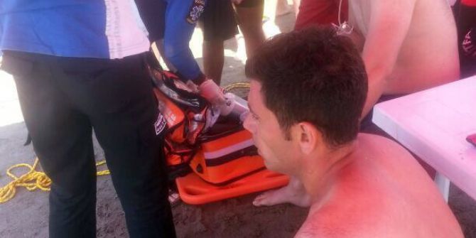 8 Kişilik Gurbetçi Aile Boğulmaktan Kurtarıldı