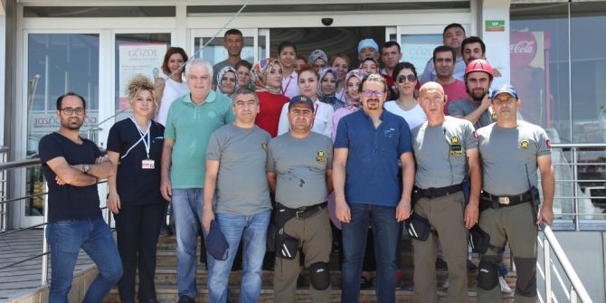 Hastanede Deprem Tatbikatı