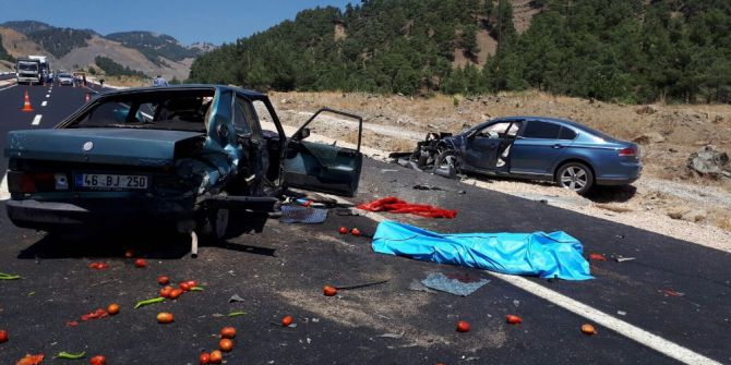 Kahramanmaraş’ta İki Farklı Kazada 2 Kişi Öldü, 3 Kişi Yaralandı