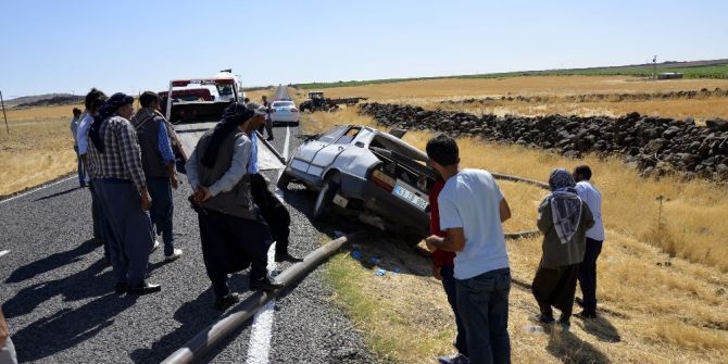 Siverek’te Otomobil Takla Attı: 3 Ağır Yaralı