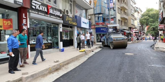 Fatsa’da Sıcak Asfalt Çalışmaları