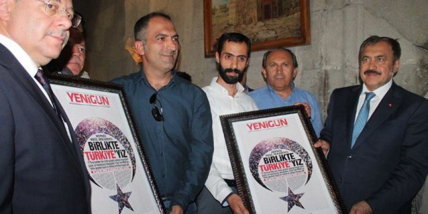 Yenigün Gazetesi’nden ’Demokrasi’ Teşekkürü