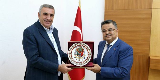 Başkan Toçoğlu Ve Başkan Yağcı Bir Araya Geldiler