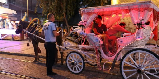 Antalya’da Faytonculara Sıkı Denetim