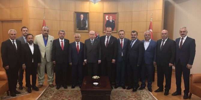 Mhp’li Belediye Başkanlarından Bahçeli’ye Hizmet Brifingi