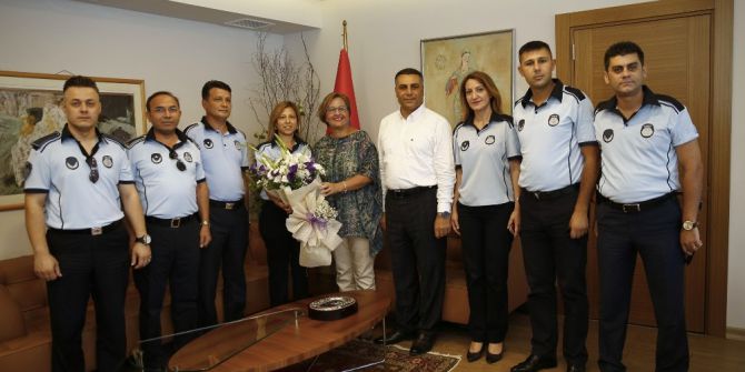 Başkan Pekdaş Zabıta Personelini Ağırladı