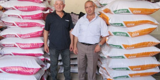 Hisarcık’ta Hayvan Üreticileri, Tkk Yemlerini Tercih Ediyor